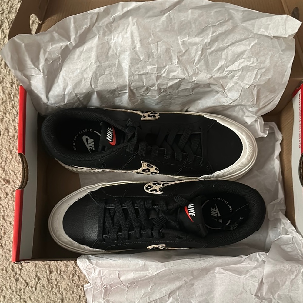 Nike Court Legacy Lift Sneakers with Animal Print - Picture 7 of 7